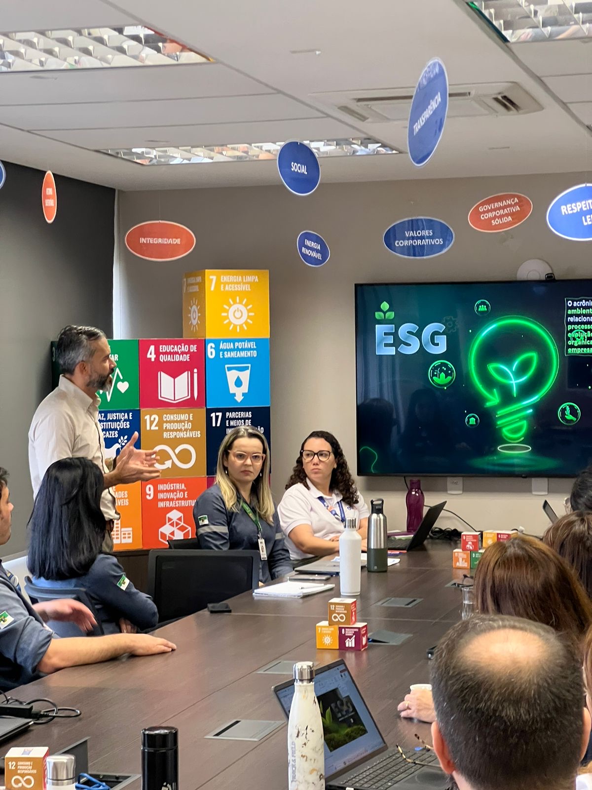 Mentoria com Comitê ESG, ODS e apresentação estratégica